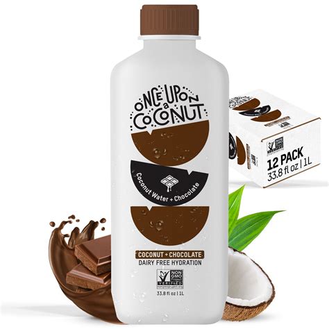 Premium Coconut Water + Chocolate - 1 Liter Bottle - Once Upon A Coconut