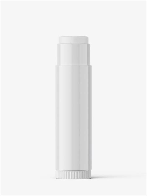 Lip balm tube mockup / glossy - Mockups Design