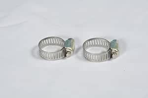 gas clamp for gas regulator gas pipe 2 Pcs Stainless Steel Gas Pipe ...