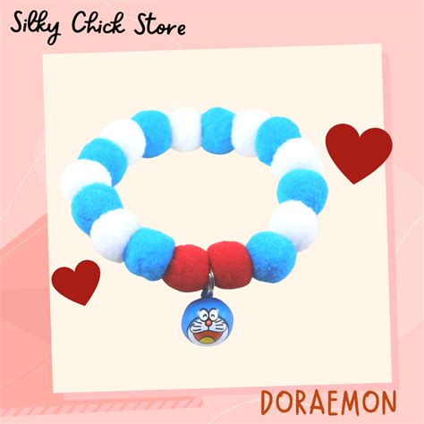 ปลอกคอ Doraemon (โดเรม่อน) พรีเมียม ปอม ปอม Collar [Rubber Type] | LINE ...