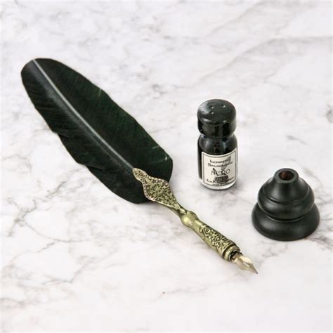 Feather Quill And Ink Set Australia at Kathleen Andrews blog