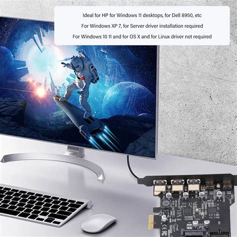 XUMIUZIY PCIe to USB3.2 GEN 1 Card with 5 Gbps Bandwidth 5 India | Ubuy