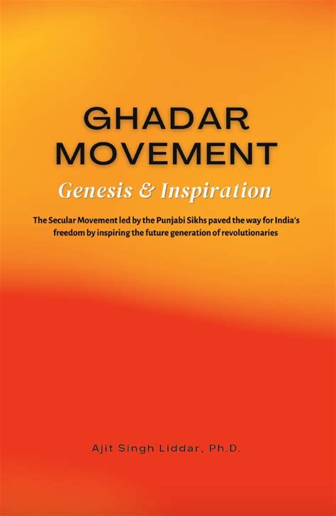GHADAR MOVEMENT - GENESIS & INSPIRATION: The Secular Movement led by ...
