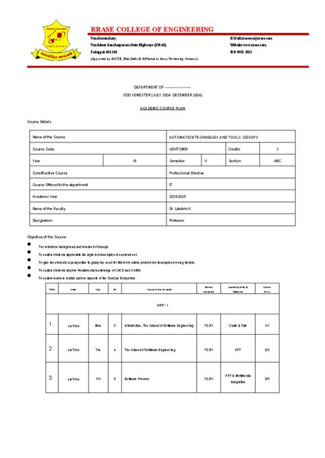 Sample Lesson Plan - Vanchuvanchery, Vandaloor kancheepuram State ...