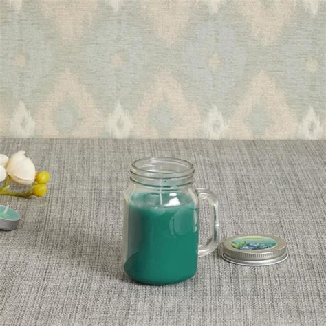 Buy Colour Connect Mason Jar CandleBlueberry from Home Centre at just ...