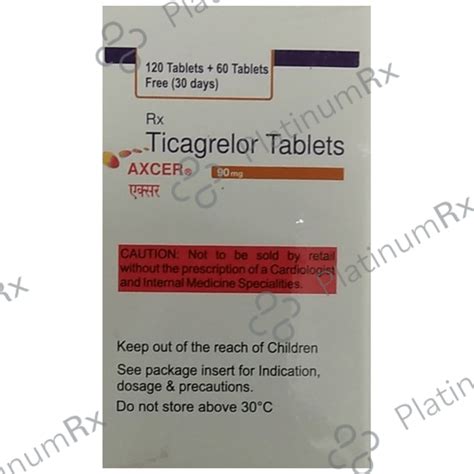 Axcer 90mg Tablet 14s - Save 40% on Substitute Medicine