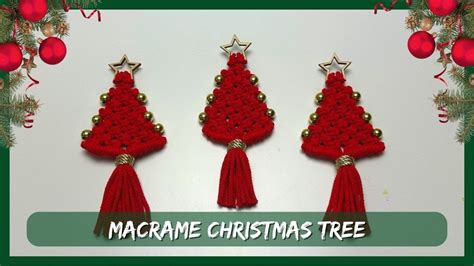 Image result for Christmas Macrame Tree Tutorial YouTube