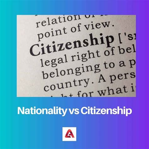 Nationality vs Citizenship: Difference and Comparison