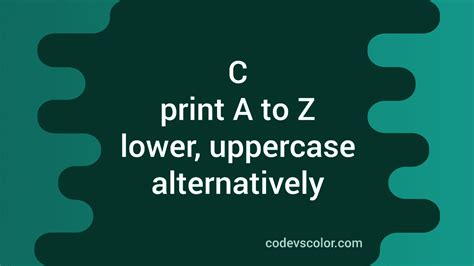 Image result for C Program Fpr Alphabet Case Changing