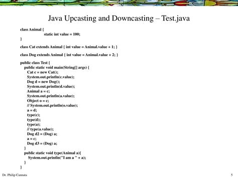 Downcasting Java 的图像结果