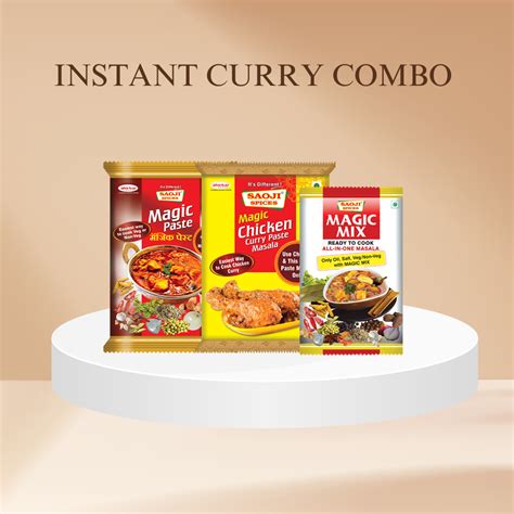 Saoji Instant Curry Combo - Quick & Flavorful Curry Essentials – Saoji ...