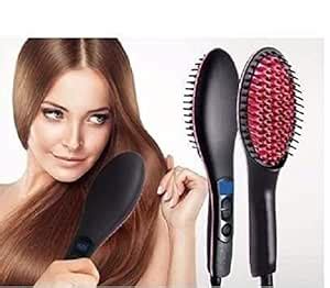 ISABELLA Ceramic Professional Electric Hair Straightener Brush with ...