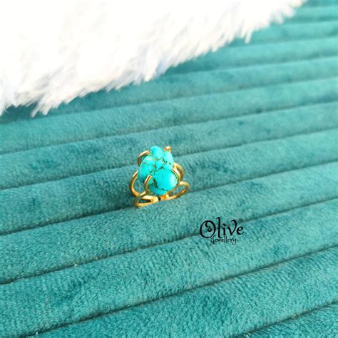 Natural Stone Finger Rings - Claw Fitting - Rough Shape – Olive Jewellery