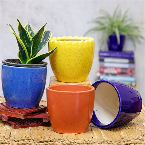 PLANTORI Big Pots for Plants | Decorative Ceramic Planters for Indoor ...