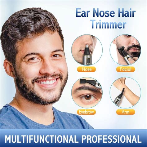 DSP 3 in 1 Nose & Ear Hair Trimmer Rechargebale Personal Eyebrow Facial ...