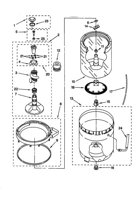 Washing Machine Kenmore 70 Series Washer Parts Diagram at Anthony ...