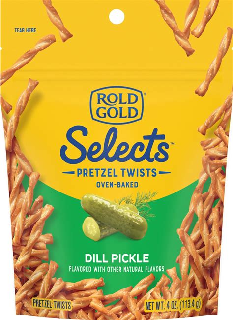Amazon.com: Rold Gold Selects, Dill Pickle Pretzel Twists, 4 Oz