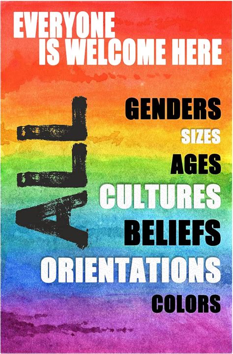 Taozi Rainbow Welcome Poster for Home Decor - Unframed India | Ubuy