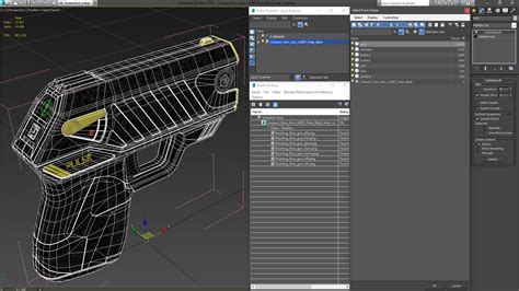 Compact Stun Gun LASER Pulse Black 3D Model $34 - .3ds .blend .c4d .fbx ...