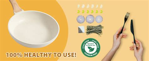 Buy CAROTE Non Stick Frying Pan, Granite Omlette Egg Pan, Induction&Gas ...