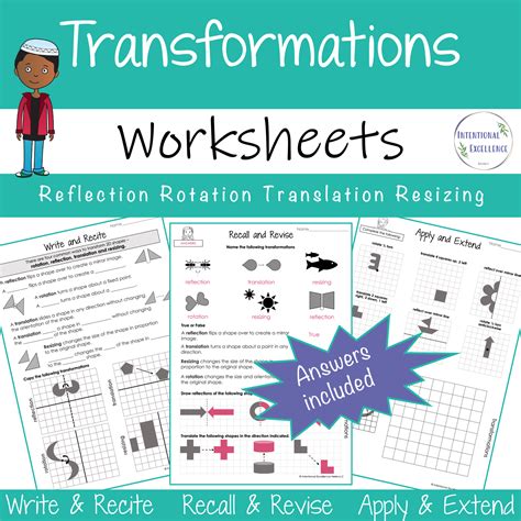 Image result for Transformation Rotation Reflection Maths