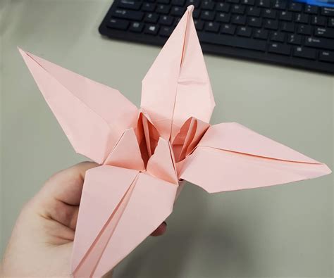 Origami Lily Tutorial 的图像结果