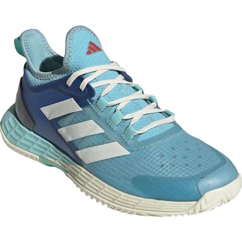 Buy adidas Womens Adizero Ubersonic 4.1 W FTWWHT/SILVMT/GREONE Tennis ...