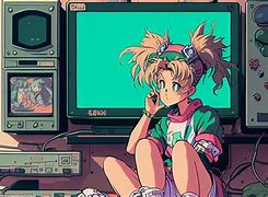 Image result for Cute Pink Anime Aesthetic Bunny