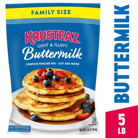 Buy Krusteaz Complete Buttermilk Pancake and Waffle Mix, Light & Fluffy ...