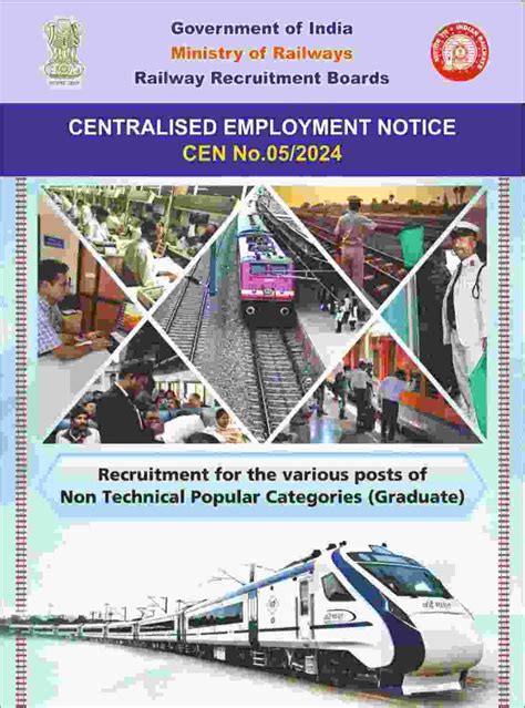 RRB NTPC Graduate Official Pdf Notification 2024 | Post, Salary, Age ...