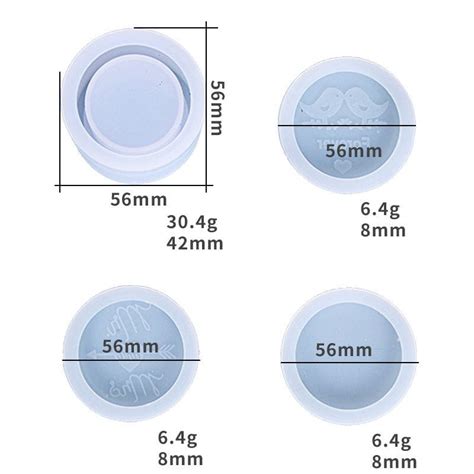 Round Box With 3 Types Of Lid Mould