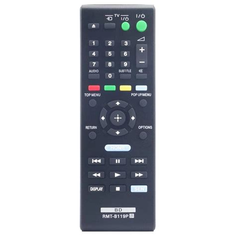 RMT-B119P Remote for Sony Blu-ray Disc DVD Player BDP-S1100 BDP-S190 B ...