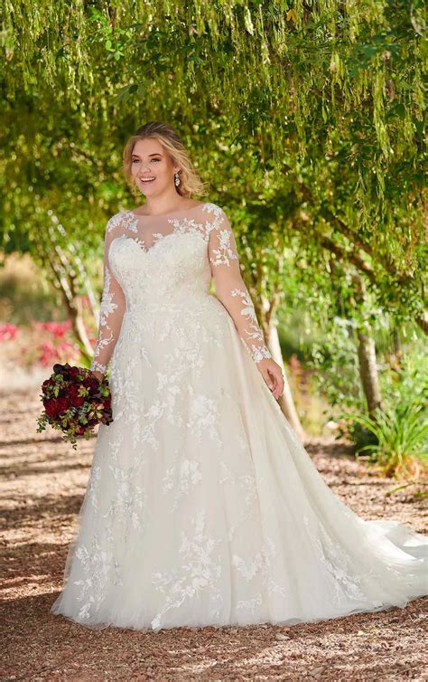 Modest Plus Size Wedding Gowns
