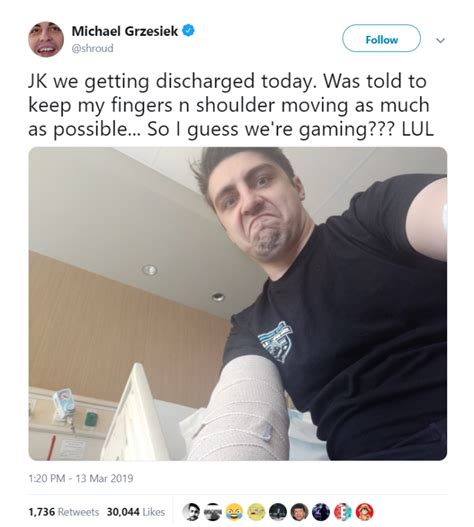 Update On Shroud Traffic Accident: Shroud Will Have Second Surgery