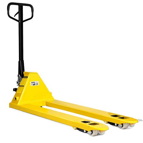 Nutronics® Hydraulic 3.5 Ton Hand Pallet Truck with Wide Forks for ...