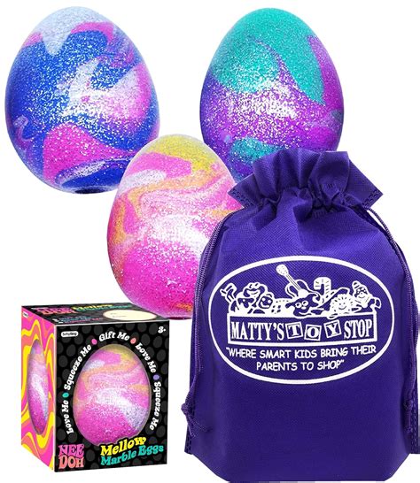 Buy Schylling Nee Doh Mellow Marble Eggs...Groovy, Squishy, Squeezy ...
