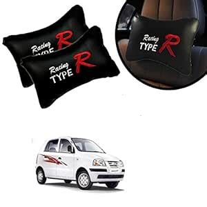 AdroitZ Black Car Cushion in Type R Design Material Leatherette_118 ...