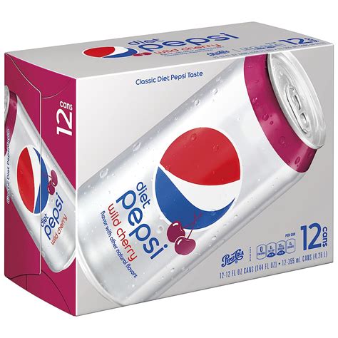 Diet Wild Cherry Pepsi, 12 oz Cans, 12 Count | Ubuy Qatar