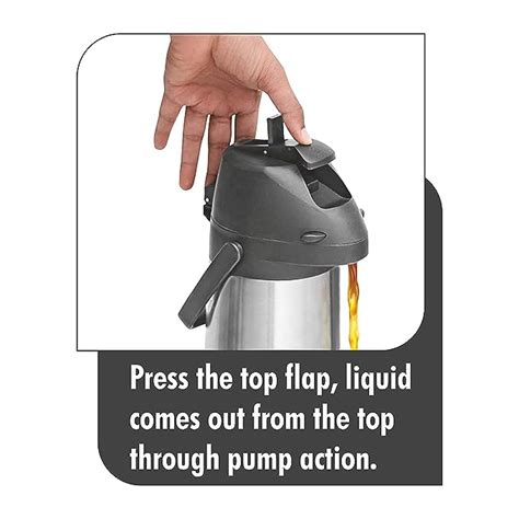 Milton Pinnacle 2500 Thermosteel 24 Hours Hot or Cold Dispenser, 2500 ...