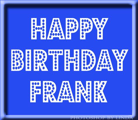 Happy Birthday Frank Card