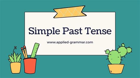 Simple Past Tense Examples 的图像结果