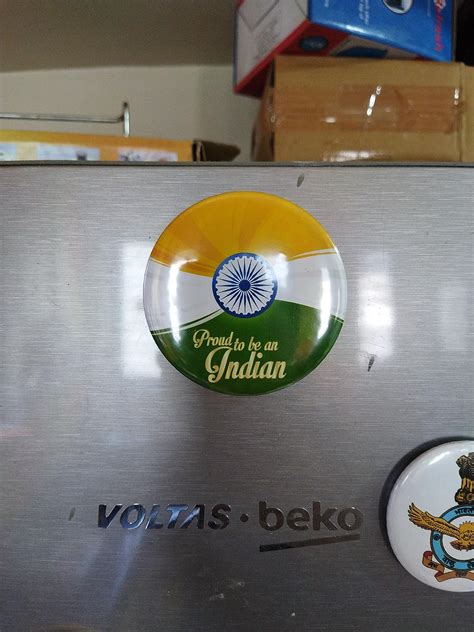 Buy PEACOCKRIDE Proud to Be an Indian I Indian Flag Fridge Magnet ...