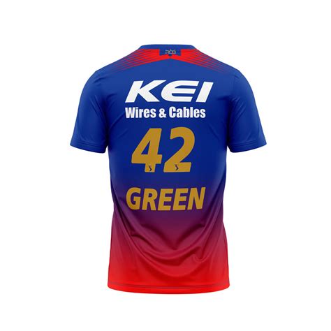 Cameron Green RCB V Neck Half Sleeve T Shirt RCBVNHST4 – Next Print