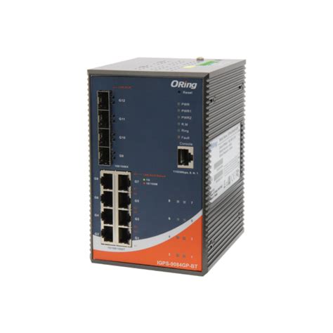 Managed PoE Switch IGPS-9084GP-BT ORing | HighTech Nordic AB