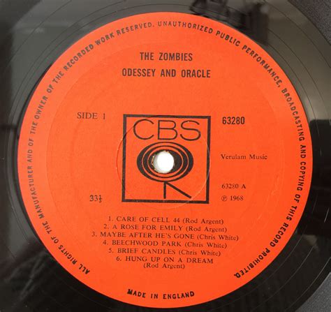 Lot 299 - THE ZOMBIES - ODESSEY AND ORACLE LP (UK MONO