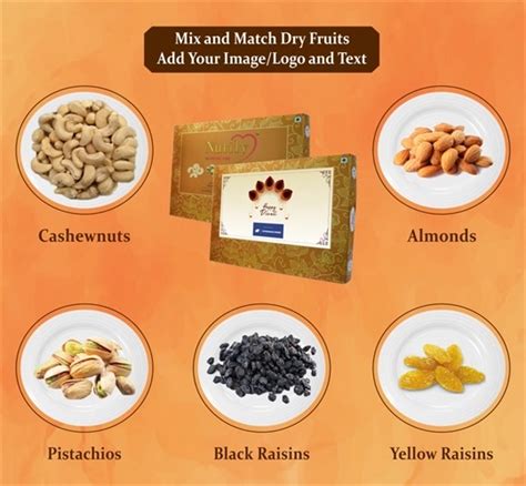 Personalized Affordable Corporate Dry Fruit Gift Box | Mirchi