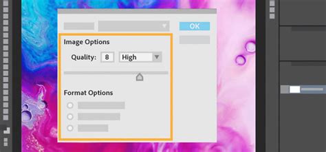Compress any image or photo: jpg, tiff, png, psd | Adobe
