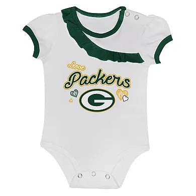 Infant Green Bay Packers Love My Team Bodysuit & Skirt Set