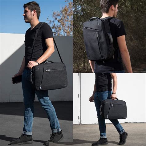 Buy Black 13-inch Convertible Laptop Bag with USB Hub and Mouse for ...