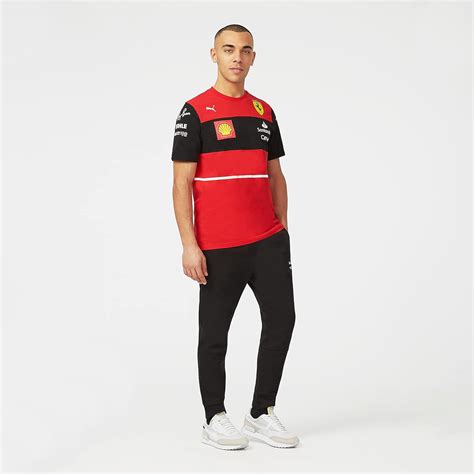 Buy Scuderia Ferrari F1 Men's 2022 Charles Leclerc Team T-Shirt Online ...
